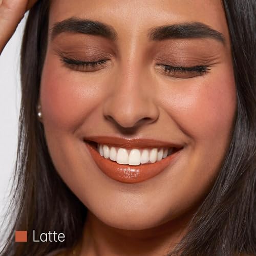 2-Pack Petal Pink&Latte Brown Moisturizing Lipstick Set ? Hydrating Creamy Lip Color for Dry, Cracked Lips, Weightless Glossy Lip Balm with Vitamin E, Long Lasting Vegan Lipstick