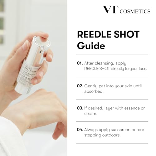 VT COSMETICS Reedle Shot 100 & PDRN Essence Set, Microneedling Serum and Glow Serum Duo for Glass Skin, Korean Skincare