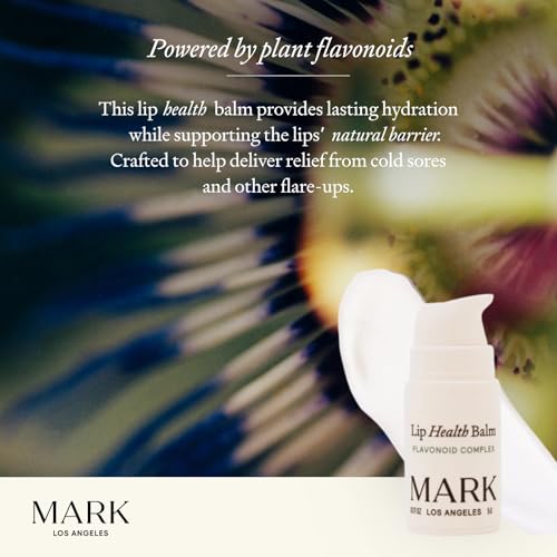 Lip Health Balm - Plant Flavonoid Complex - For Dry, Cracked Lips - Helps Cold Sores - Intense Daily Moisture - Soft, Smooth & Hydrating - Lightweight, Nourishing Formula - 0.17 oz