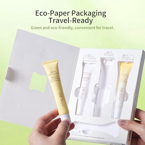 Hair Removal Cream Set for Men And Women - Convenient Home Kit, for Underarms, Legs, Arms, No Irritation