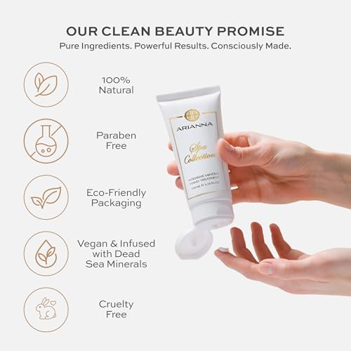 Intensive Mineral Hand Treatment Natural Vegan Cream Dead Sea Water Minerals Hand Moisturizer For Smooths Rough Irritated and Dry Skin