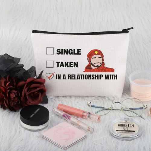 PWHAOO Car Racing Inspired Gift Car Racer Fan Makeup Bag Cosmetic Bag Racing Fandom Merch (Dating M)