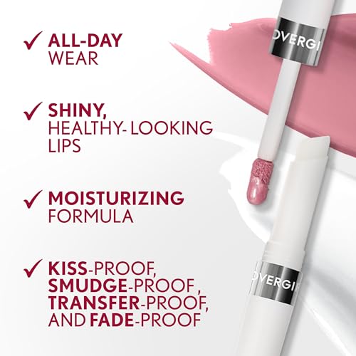 COVERGIRL Outlast All-Day Lip Color With Topcoat, Blushed Mauve (Pack of 2)