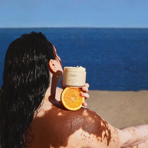 OUAI Body Cream, St. Barts - Hydrating Whipped Body Cream with Cupua?u Butter, Coconut Oil and Squalane - Softens Skin and Delivers Healthy-Looking Glow - Sulfate-Free Skin Care (7.5 Oz)