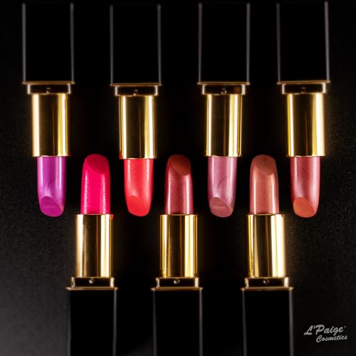 L¡¯Paige L19 ? MOCHA Designer Lipstick | Aloe Vera-Based, Long-Lasting, Moisturizing | Rosy Brown with Smooth Satin Finish