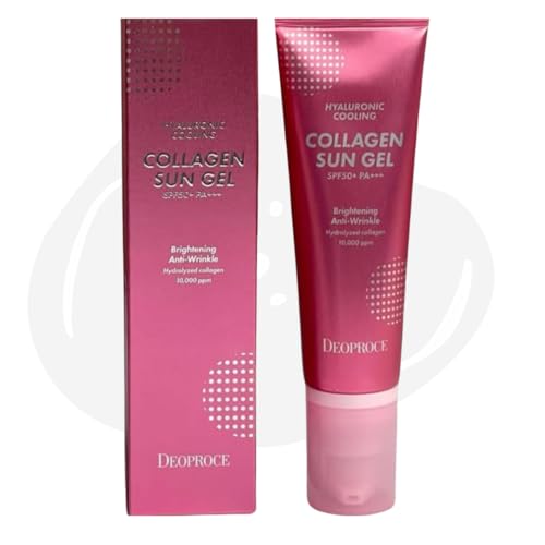 Deoproce Collagen Hyaluronic Cooling Sun Gel SPF 50+ PA+++ ? Anti-Wrinkle, Hydrating, and Cooling Korean Sun Protection.