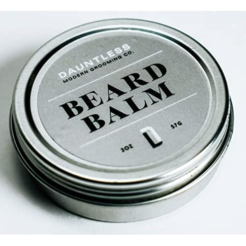 BEARD BALM | Conditions, Softens and Promotes Beard Hair Growth | Made with Lanolin and Shea Butter | Fearless Fragrance | 2 oz