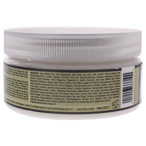 Cuccio Intense Hydrating Treatment ? 8 oz Shea & Vetiver Moisturizing Cream for Dry, Rough Skin ? Deep Nourishment with Vitamins and Oils ? Daily Use Body Moisturizer
