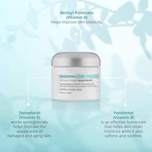 Pharmagel DN-24 Hydracr?me - Intensive Vitamin Moisturizer - Day and Night Face and Neck Cream For Normal, Dry, and Aging Skin - 2 oz