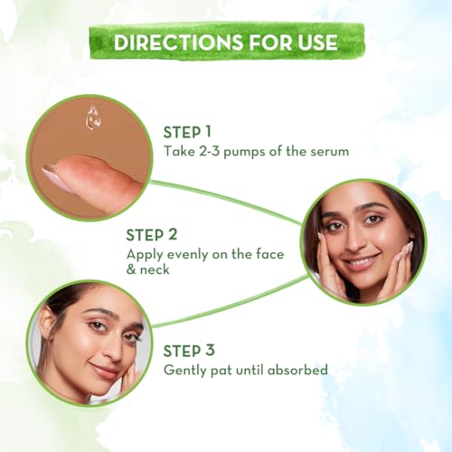 Mamaearth Rice Water Face Serum | 10% Niacinamide & 98% Pure Rice Water | Hydrates, Evens Skin Tone & Improves Skin Texture | Lightweight & Fast-Absorbing | For All Skin Types | 1.69 Fl Oz (50ml)