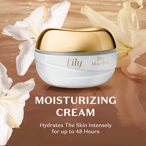 O Botic?rio Lily Satin Hydrating Body Cream REFILL Bundle, Fragranced Body Butter for Dry Skin, (8.8 Ounce Jar & 8 Ounce pouch)
