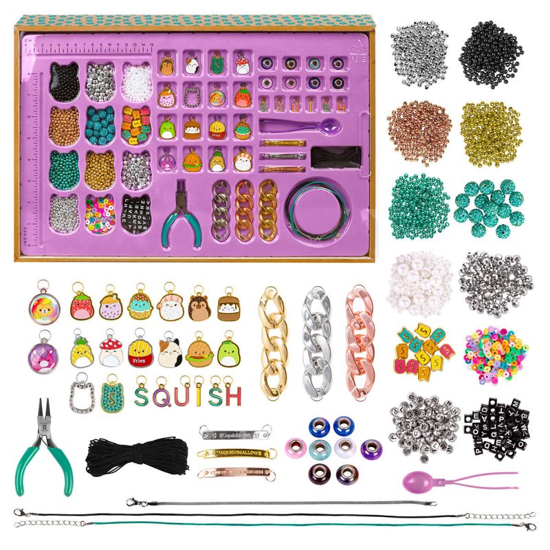 Jewelry Making Kit with Charms Beads and Supplies for Creative Bracelets and Necklaces