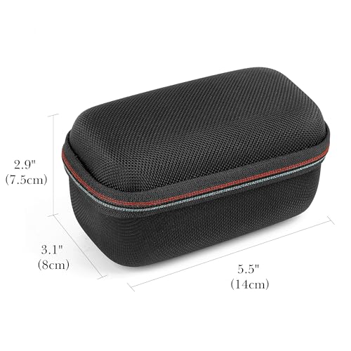 Linkidea Mini Shaver Storage Case, Compatible with Braun M60 M90, Wahl 5 Star Series & Vanish, 7065, Electric Razor Storage Bag (Black)