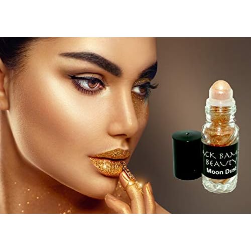Black Bamboo Beauty - Moon Dust Gold Face and Body Glitter - Use as Eyeliner, Lipstick Topper, Face or Body Highlighter