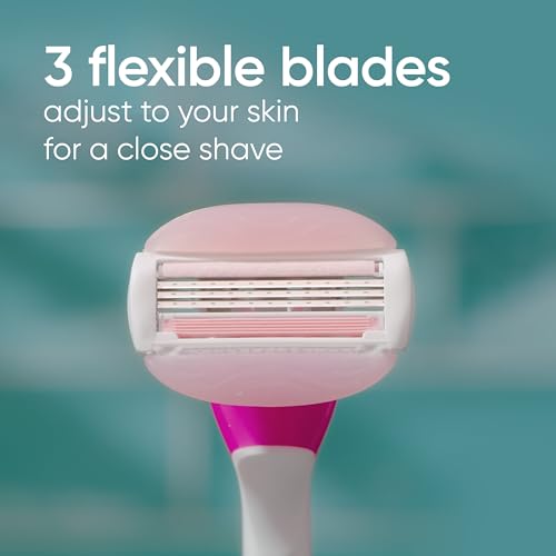 Gillette Venus ComfortGlide White Tea Women's Disposable Razor, 2 Count