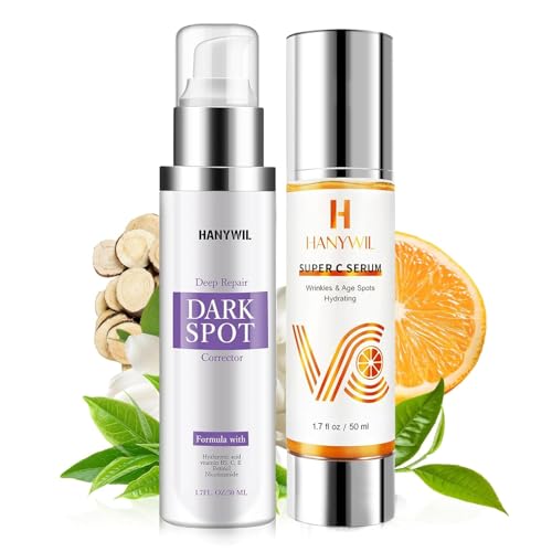 Enaskin Dark Spot Remover Cream: 2 Pack Value - Hyperpigmentation Corrector Targeting Dark Spots, Sun Spots, Freckles, Melasma & Age Spots - Dark Spot Corrector Serum for Women & Men