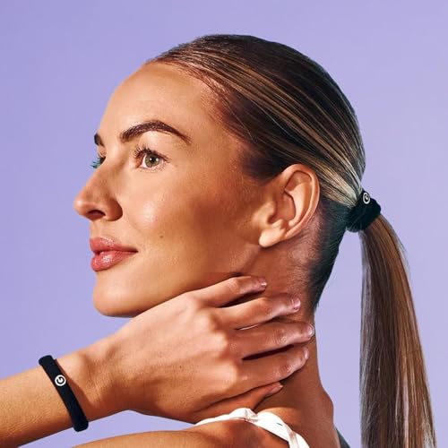 Gimme Beauty Long Hair Seamless Hair Bands - No-Dent Ties for All Types - Firm Hold Elastic Ponytail Holders for Daily Use - Black, 10-Pack