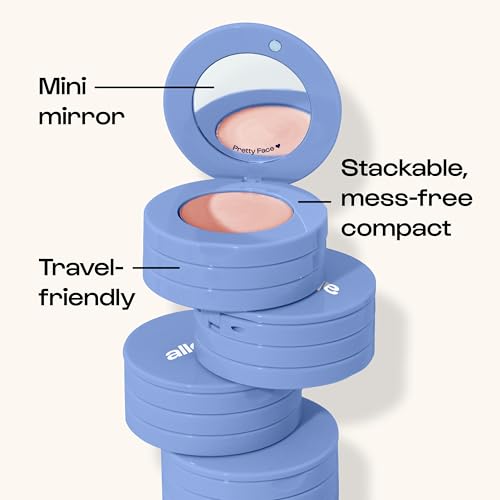 Alleyoop Stack The Odds ? All-in-One Cream Makeup Palette with Blush, Contour, Bronzer & Highlighter, Stackable Face Palette for Natural Color, Easy Touch-Ups & Travel Makeup Convenience,Cocktail Hour