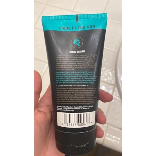 Maestro's Classic Beard Recovery Tube ? Mark of a Man Blend | Beard Moisturizer for All Hair Types | Hydrating, Soothing & Softening Beard Conditioner for Men, 8 Ounce