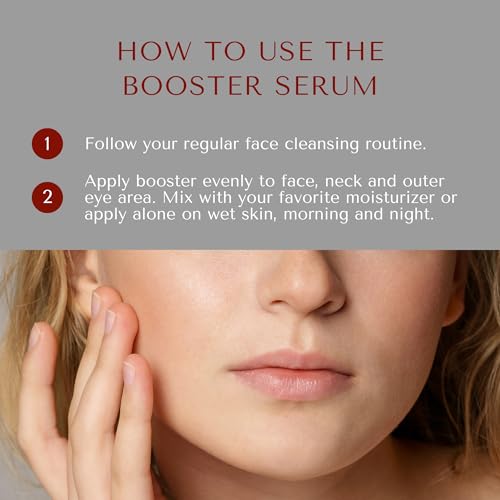 Hyaluronic Booster Serum ? Hydrating Face Serum with Hyaluronic Acid & Vitamin C ? Supports Smooth, Youthful-Looking Skin ? All Skin Types