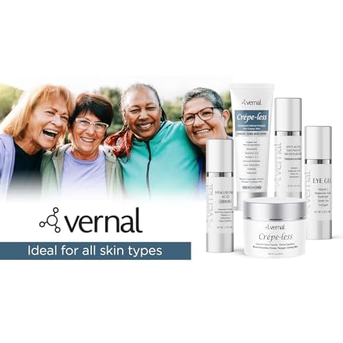 Vernal¡¯s 100% Pure Hyaluronic Acid Serum ? Rich With Vitamins C, E and Age-Defying Antioxidants - Anti Wrinkle, Anti Aging Face Serum that Lifts and Firms Skin, Made in USA
