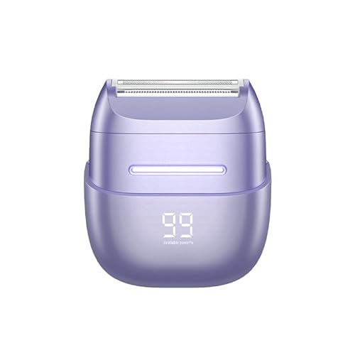 Electric Razors for Women, Waterproof Wet Dry Mini Electric Shaver for Women - Cordless Ladies Electric Shaver for Hair Removal, Legs, Face, Body, Bikini,Sensitive Skin, Teens, Ladies (Lilac)