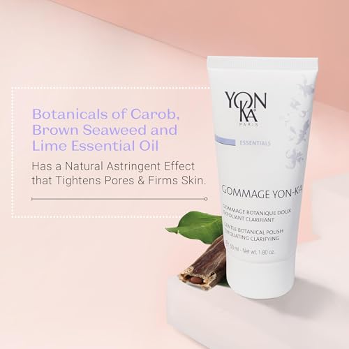 Yon-Ka Gommage Peeling Gel | Gentle Facial Exfoliator to Brighten and Balance | Help Tighten Pores and Reduce the Look of Redness | Paraben-Free | 1.80 oz