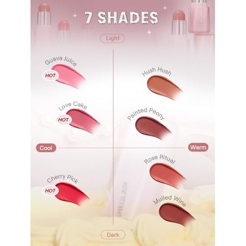 SHEGLAM Buttery Bliss Blush Stick Cream Milk Makeup Blush-Guava Juice
