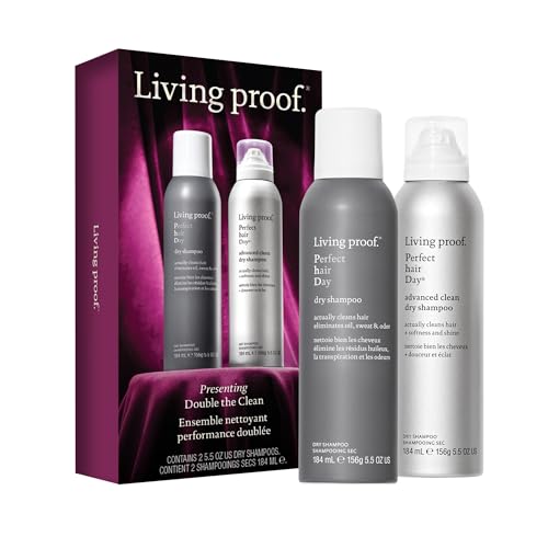 Living proof Presenting Double the Clean - Perfect hair Day Dry Shampoo and Advanced Clean Dry Shampoo ($63 value)