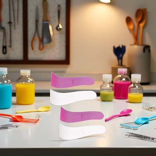 20 Pcs Hair Removal Spatulas Sticks, Plastic Mask Scraper Waxing Applicator Depilatory Creams Hair Waxing Removal Tools, Ergonomic Design,Reusable Waxing Applicator, Comfortable to Hand Feeling Unisex