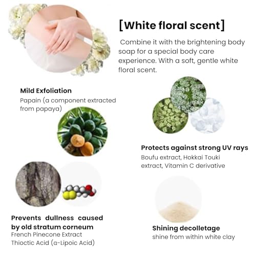 Moist Diane Bodymilk Fragrance of White Floral Body Milk for Unisex, 8.4 Ounce