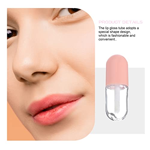 Mini Lip Gloss Empty Bottle 5Ml 10Pcs Refillable Lipstick Tubes for Diy Lip Color and Gloss Portable and Stylish Compact Design