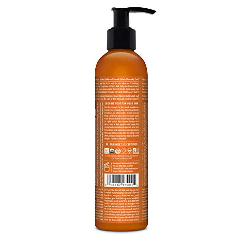 Dr. Bronner's Organic Lotion (Orange Coconut, 8 Ounce) ? Organic Moisturizer for Hands, Face & Body ? Vegan, Non-GMO