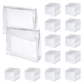 50 Pcs Clear Makeup Bag Travel Toiletry Organizer Zipper Pouches, 9.84 x 7.09 Inches Cosmetic Sorting Bag Waterproof Zipper Organizer, Vacation Swimsuit Bikini Organizer Bags