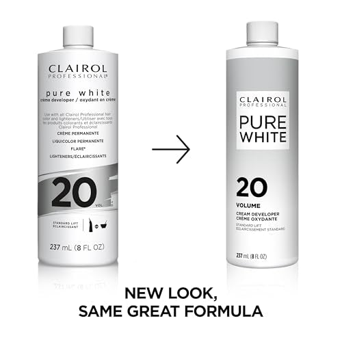 Clairol Professional Pure White 20 Volume Hair Developers for Lightening & Gray Coverage