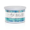 Italwax Flex Aquamarine - 397g / 14oz - Soft wax for hair removal - Unscented - Liposoluble syntetic formulation - Ideal for waxing all body area?