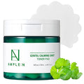 Korean Pore Minimizing and Redness Relief Soothing Toner Pads, Face Exfoliant with Centella Asiatica Extract and Bamboo Extract ? AMPLE:N Centel Calming Shot Toner Pad 60 Sheet 100ml (3.38 fl.oz.)