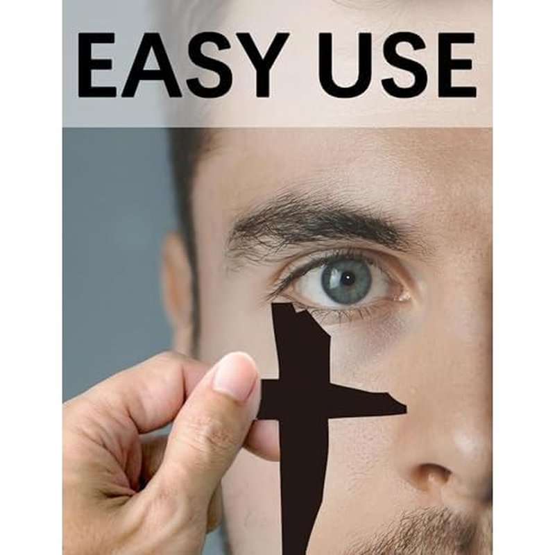 96 Pairs Sports Cross Eye Black Stickers for Men Women£¬Football Baseball Softball Lacrosse Fans Breathable Eye Strips for Party Game Sport Supplies