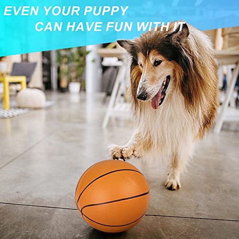 Mini Basketball Toy Set - 6 Inch Indoor/Outdoor Balls for Kids, Pack of 5