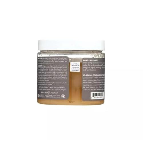 Soothing Touch Vanilla Orange Brown Sugar Scrub, 16 Ounce - 3 per case.3