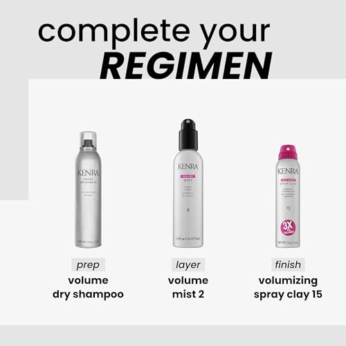 Kenra Volume Dry Shampoo | Oil Absorbing Shampoo | Translucent, Volume-Enhancing Spray | Instantly Refreshes Hair At The Root | Absorbs Oils & Impurities | All Hair Types