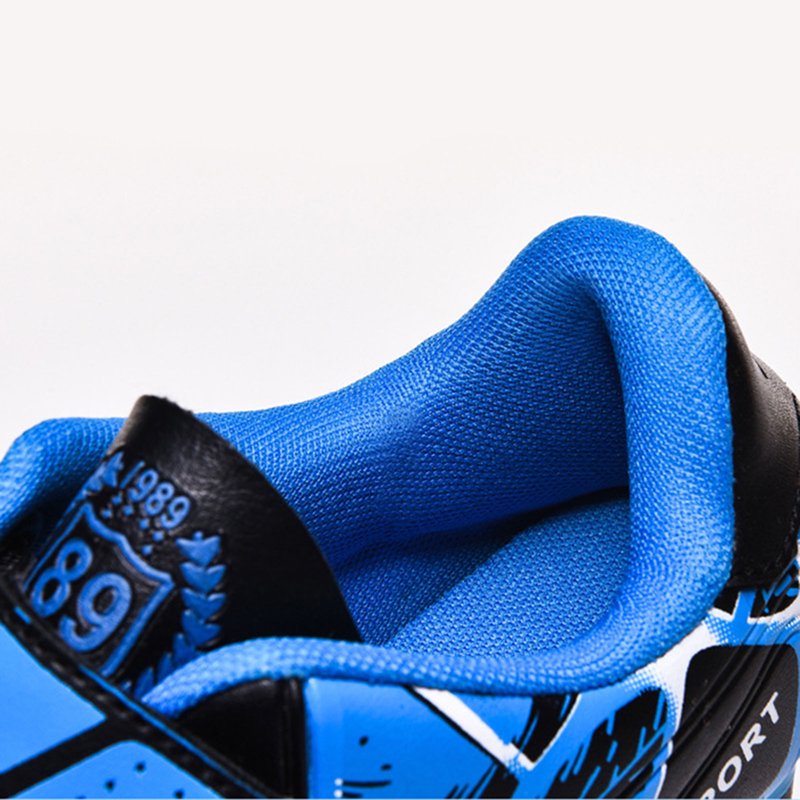 Utlike Boys Soccer Cleats Football Shoes Outdoor Non Training Shoes Unisex Baseball Cleats Youth 6-7 Years Blue