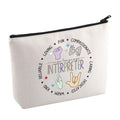 Funny American Bully Lovers Gifts The Anatomy of A American Bully Clever Minds Cosmetic Bags American Bully Veterinary Mom Travel Toiletry Bags (American Bully)