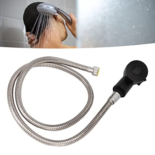 "Salon Shampoo Bowl Sprayer Set with Anti-Leakage Ceramic Valve Head & 120cm Hose | Durable Electroplated Surface for Professional Hair Salons & Barbershops"