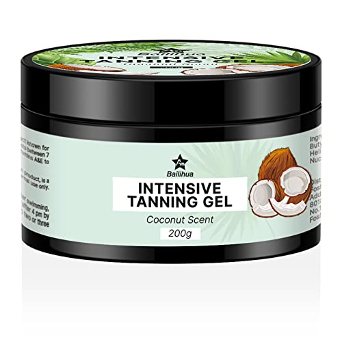 Tanning Accelerator Tanning Gel Accelerator Cream (Coconut) White