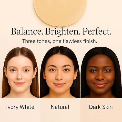Blanc Cover Cream Stick ? Korean Color Changing Foundation Stick with Volufiline & Collagen ? Concealer Foundation Sticks for Dewy Skin? Makeup Foundations Sticks with Detachable Brushes (Natural)