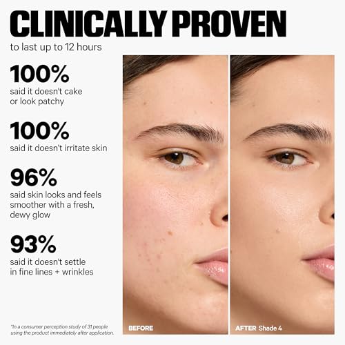 Milk Makeup Hydro Grip Hydrating Gel Skin Tint ? 12HR Lightweight Buildable Coverage with Hyaluronic Acid for Natural Dewy Finish ? Non-Comedogenic