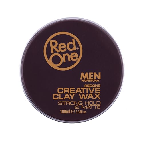 Redone Creative Clay Wax 100ml | Strong Hold & Matte Finish | Texturizing Hair Clay for Men & Women | Non-Greasy Natural Look | Professional Barber Styling | for All Hair Types