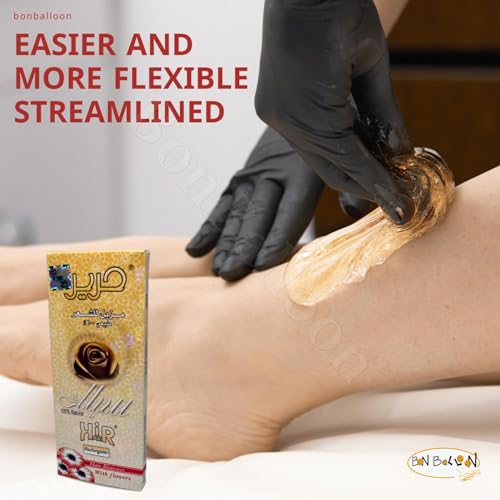3 Pack Harir Sweet Packets Hair Removal Wax Waxing Sugar Sugaring Paste Natural Easy to Prepare All Body Bikini Brazilian Underarms Face (Each Pack 90gm / 3.17oz - Total : 3 Pack = 9.52oz / 270gm)
