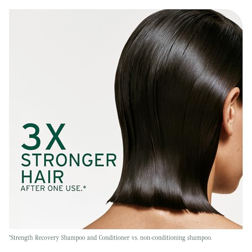Biolage Strength Recovery Shampoo - Reduces Breakage & Detangles, Instantly Strengthens and Moisturizes, For Damaged Hair, With Olive Squalane & Vegan Proteins, Paraben & Mineral Oil-Free